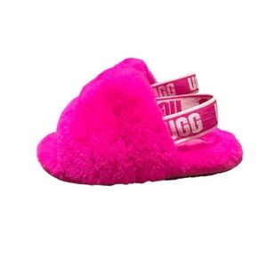 UGG Fluff Yeah Toddler Slides | Hot Pink | Size 7